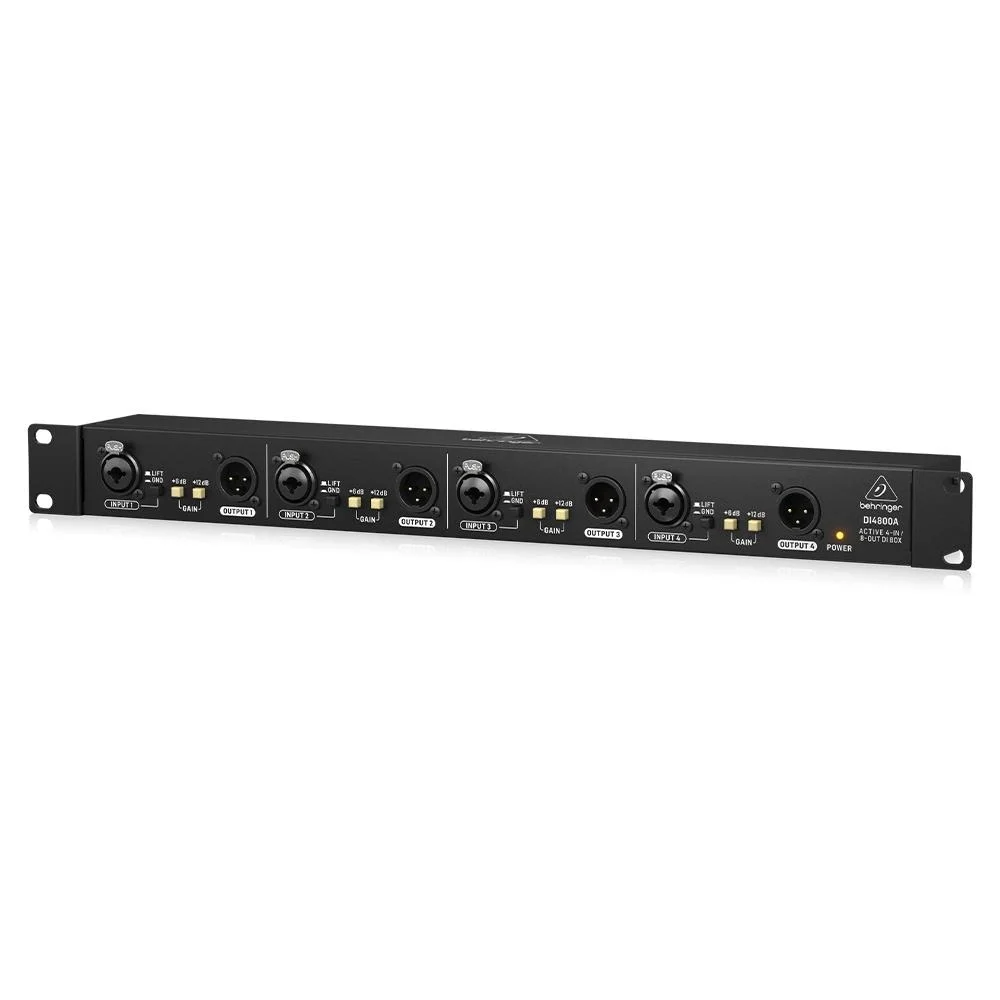 Behringer DI4800A 4 Kanal Aktif Di-Box Booster/Line Isolator