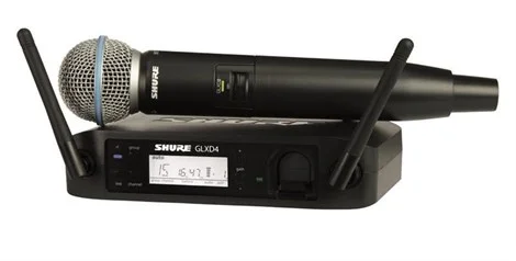 SHURE GLXD24E/B58 El tipi Şarj Edilebilir Dijital Kablosuz Mikrofon Sistemi