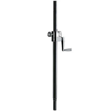 König & Meyer 21338-000-55 Subwoofer üstü Ara Hoparlör standı, Makaralı