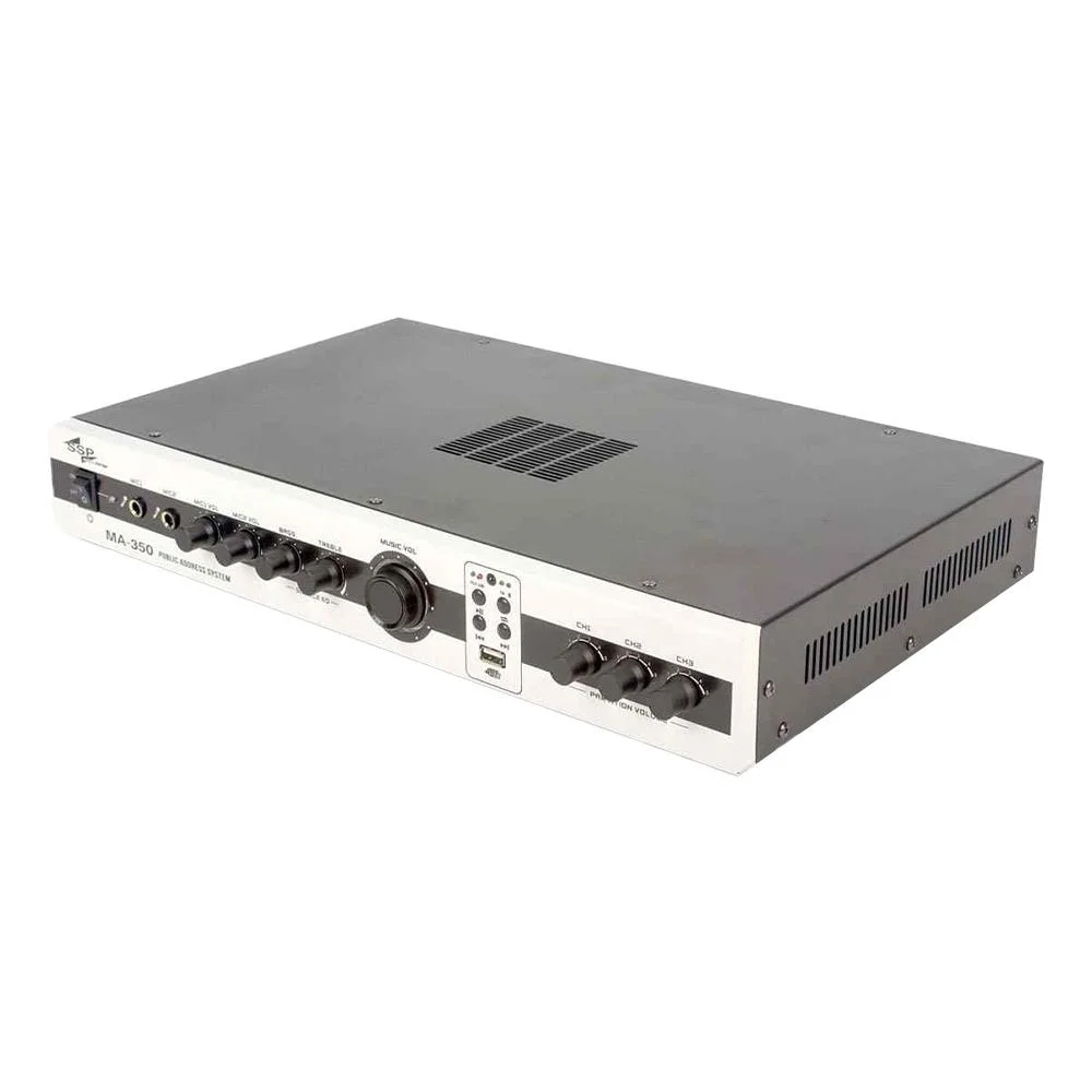 SSP MA350 350W/100V 3 Zone Volum ayarlı Anons Amfisi