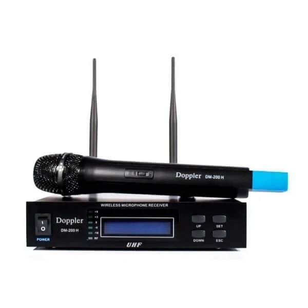 DOPPLER DM-200H El Tipi Kablosuz Mikrofon Seti, Diversity