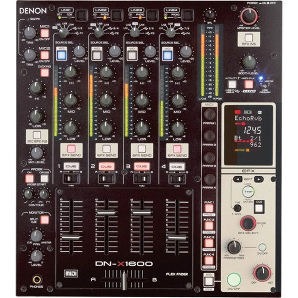 Denon Dnx1600 4 Kanal Dijital Matrix Dj Mixer
