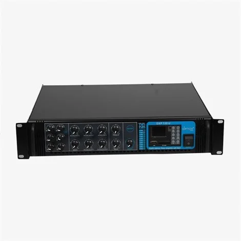 Denox DXP-120 120W/100V 6-zone Mikser Amfi, USB/SD/BLUETOOTH