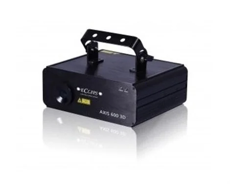 Eclips AXIS600-3D Multi Color 600Mw 3D Rgb Lazer, Gobo Efekt, Ilda/Dmx/Auto/Ses