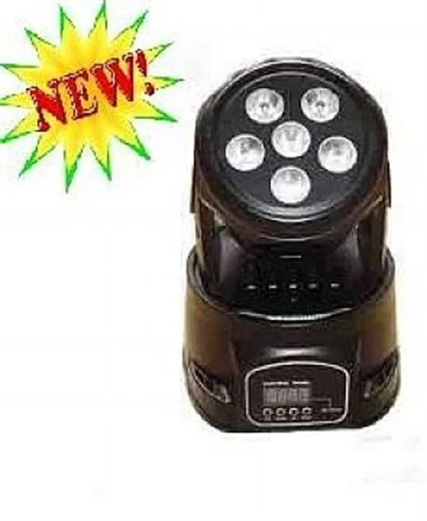 Eclips MICRO WASH Moving Head Led Wash Spot, 7X3W 4İn1 Led, Dmx/Auto/Ses