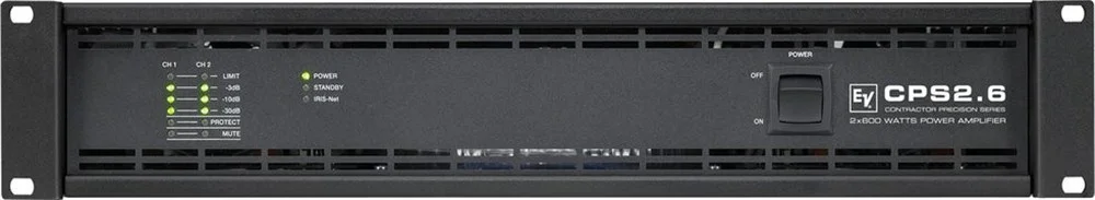 Electro-Voice Cps-2.6 Iı Kurulum için Power Amplifikatör, 2X600W/4-ohm