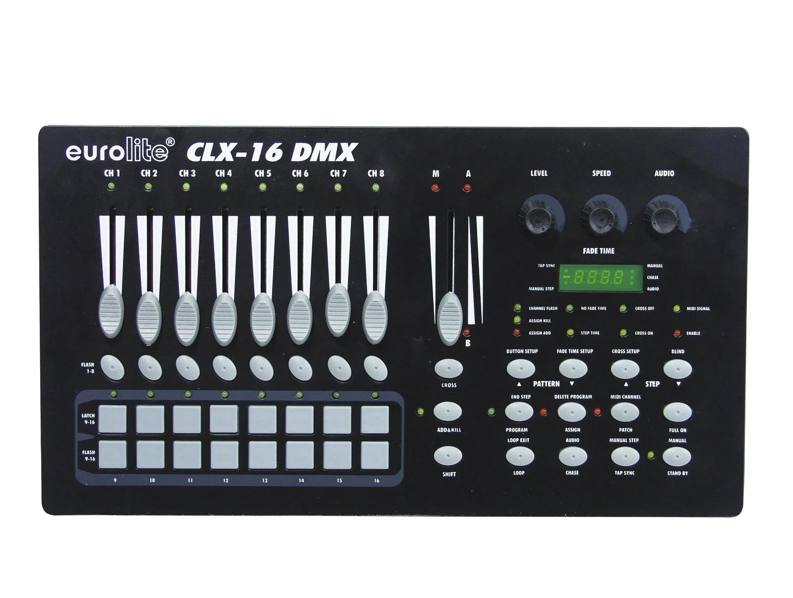 Eurolite CLX-16 Dmx Işık Kontrol Masası, 16-kanal