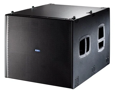 FBT MITUS 118FSA | Proc. Cardioid-Arr. Flyable Aktif Subwoofer - 1x18'' -1200Wrms
(front version)