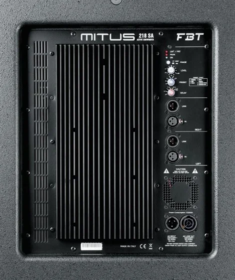 **** Fbt Mıtus 218 SA 2X18"Prosesörlü Bass Reflex Aktif Subwoofer 2000W rms