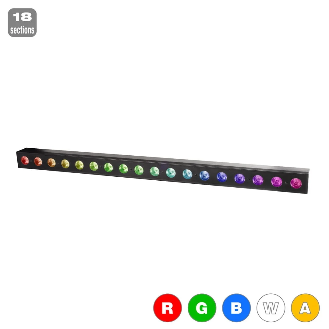 Flash Lighting LED BAR 18x5W RGBWA (F7200207)
