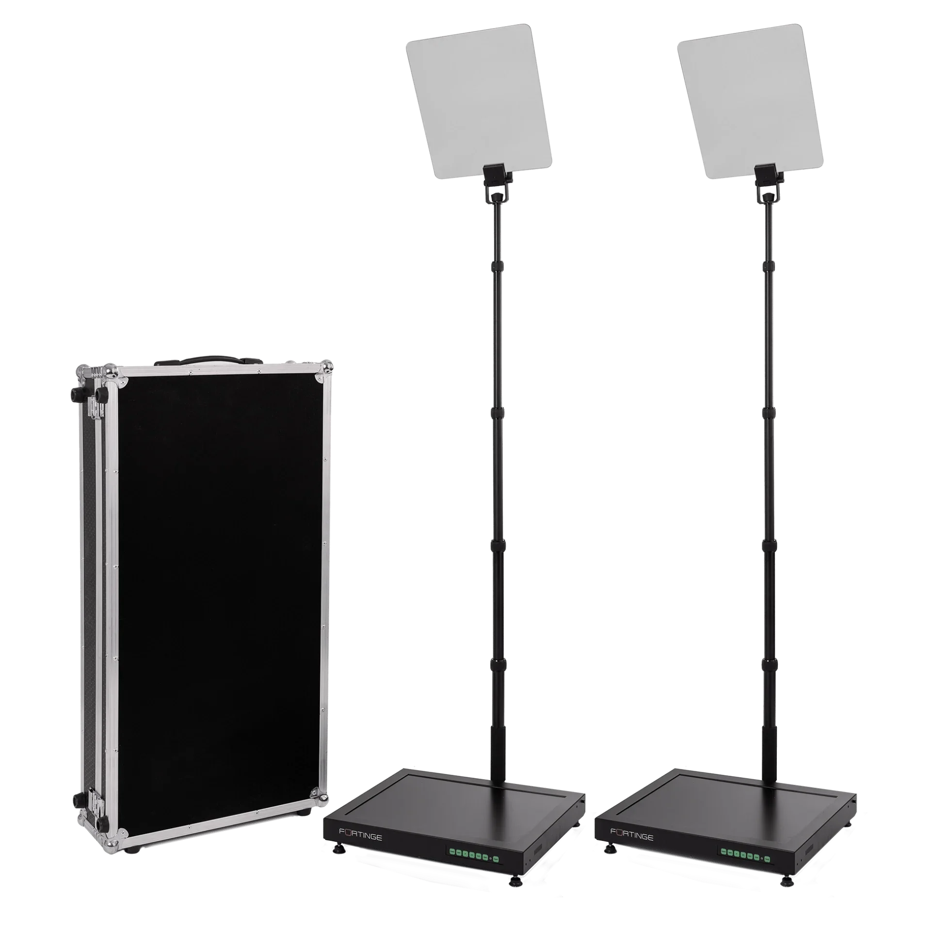 Fortinge PROC15-D-HB Çift 15" Konferans Prompter - Çiftli Set, Parlaklık 1000 cd/m²