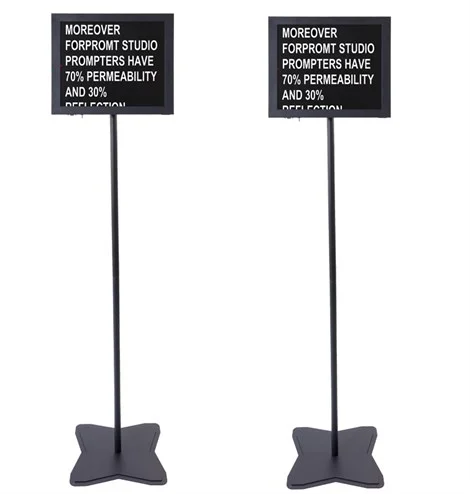 Fortinge PROM19-D-HB Çift 19" Miting Prompter-Çiftli Set, Parlaklık 1000 cd/m²