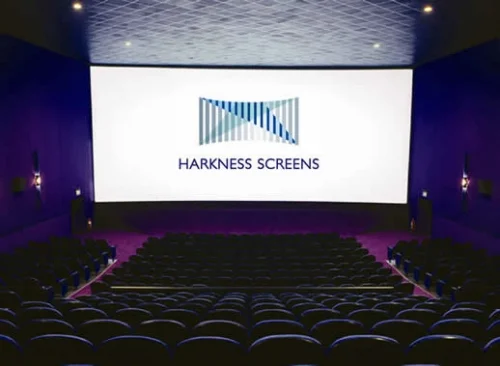 Harkness Spectral240 6,82 x 3,03 m Gümüş Perde (Katlanma payı dahil)