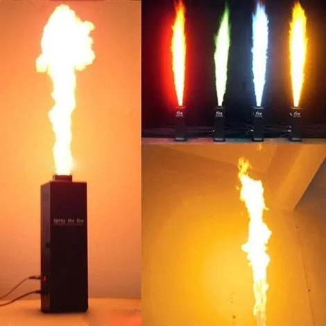 Impact Fm-100 DMX 512 Alev Makinesi, Buton ve DMX Kontrollü, Sprey ile Çalışır