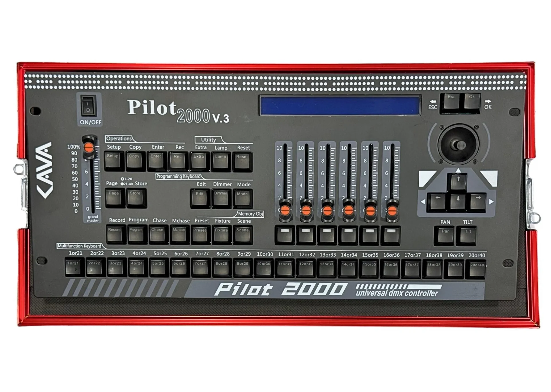 KAVA Pilot 2000 V.3 Işık Kontrol Mikseri (Hard Case Dahil) **