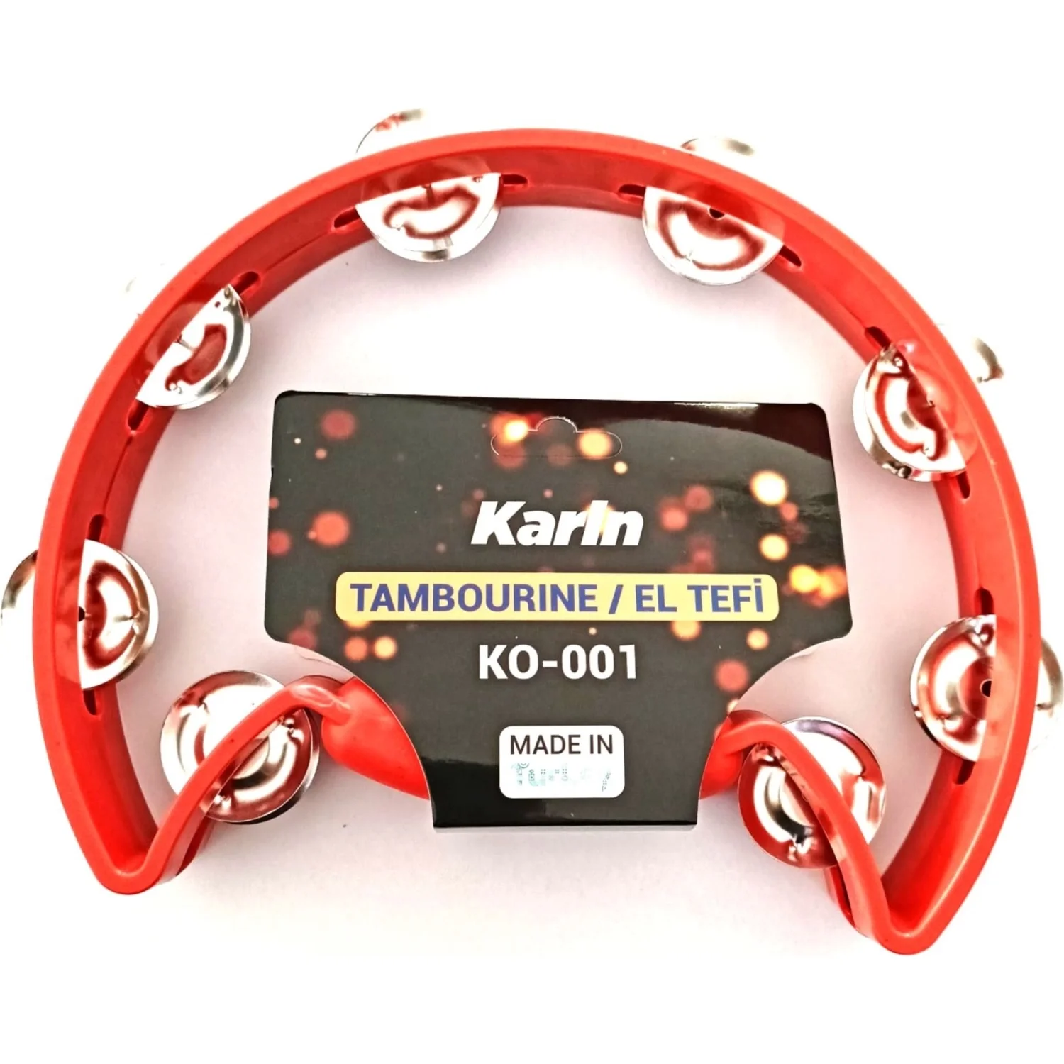 Karin KO-001 Yarım Ay Tef 8 Zilli