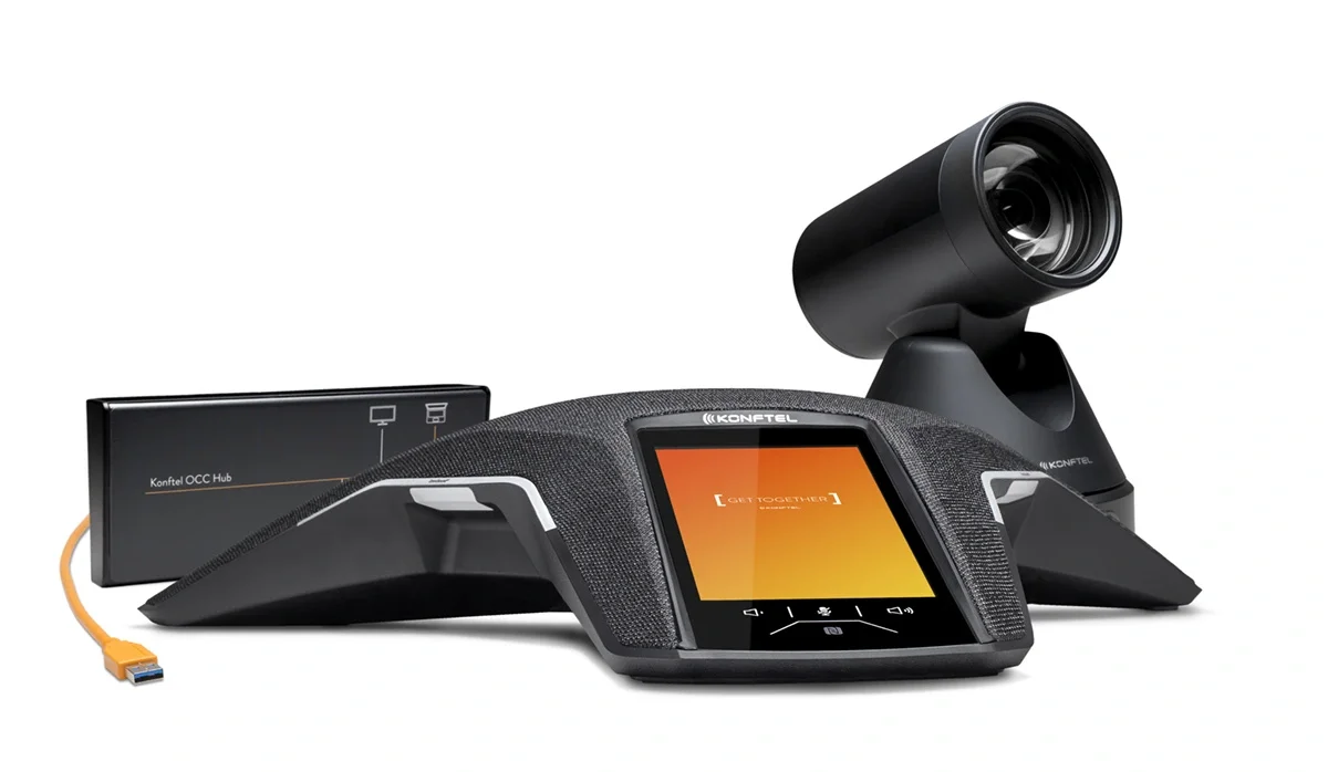Konftel C50800 Hybrid PTZ Kameralı Video Konferans Sistemi, Büyük toplantılar için, 1080p görüntü, 72.5° görüntü açısı, 20+ katılımcı desteği