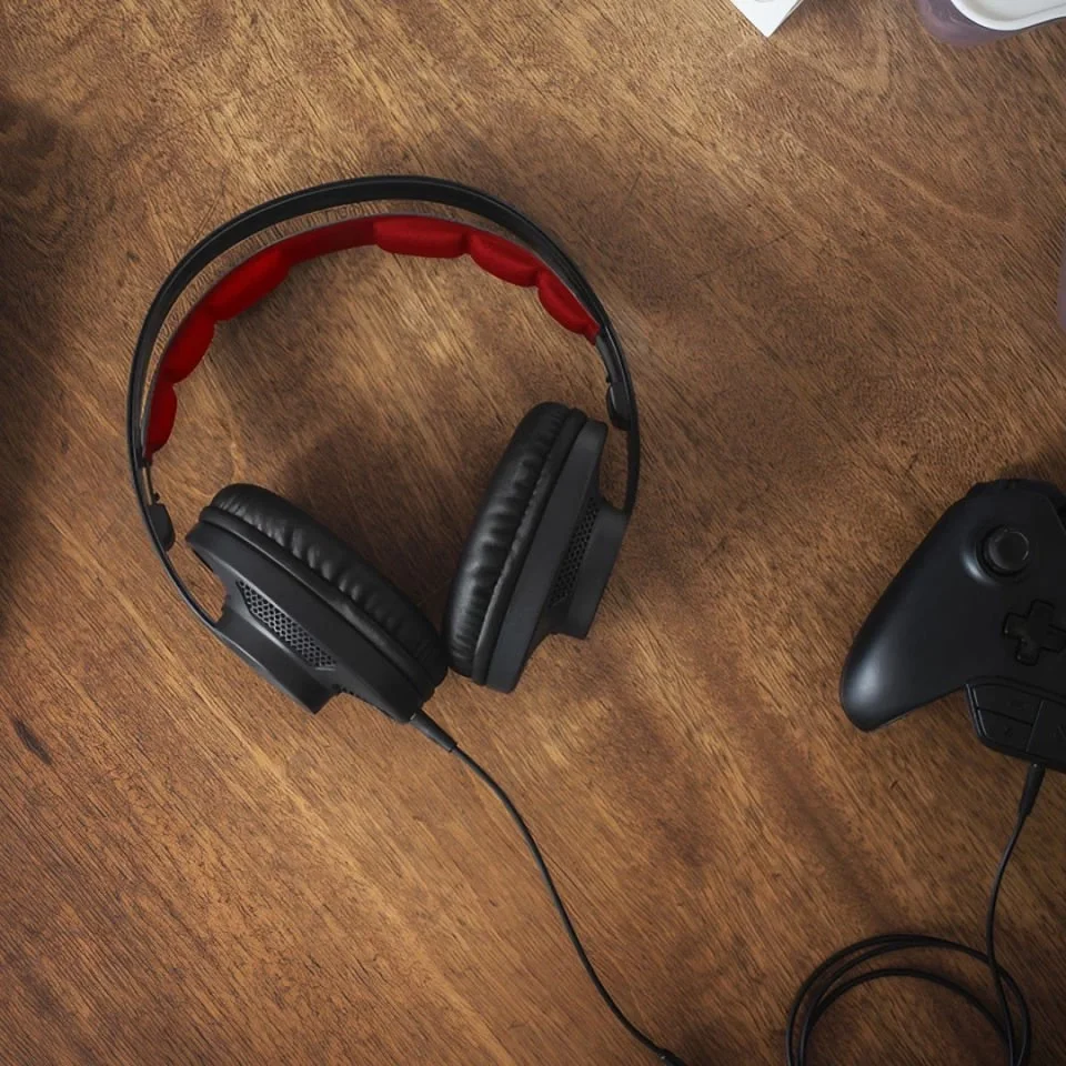 KOSS GMR-545-AIR | Mikrofonlu / Headset Açık Tasarım Kablolu Kulak Üstü Oyuncu / Gaming / Gamer / Çağrı Merkezi / Call Center / Chat Kulaklığı