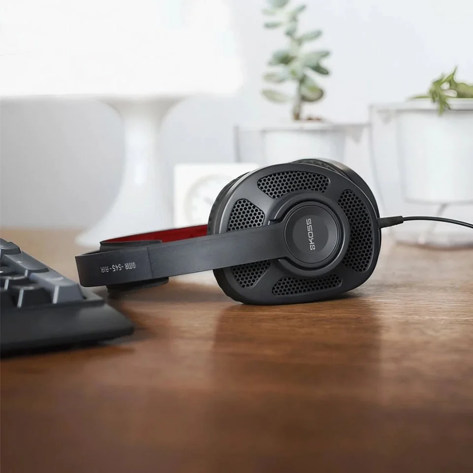 KOSS GMR-545-AIR | Mikrofonlu / Headset Açık Tasarım Kablolu Kulak Üstü Oyuncu / Gaming / Gamer / Çağrı Merkezi / Call Center / Chat Kulaklığı