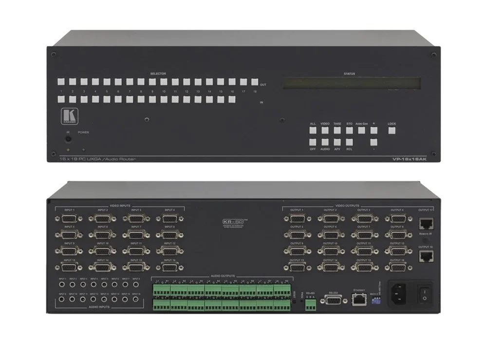 Kramer Vp-16X18Ak 16X18 Vga & Audio Matrix Switcher