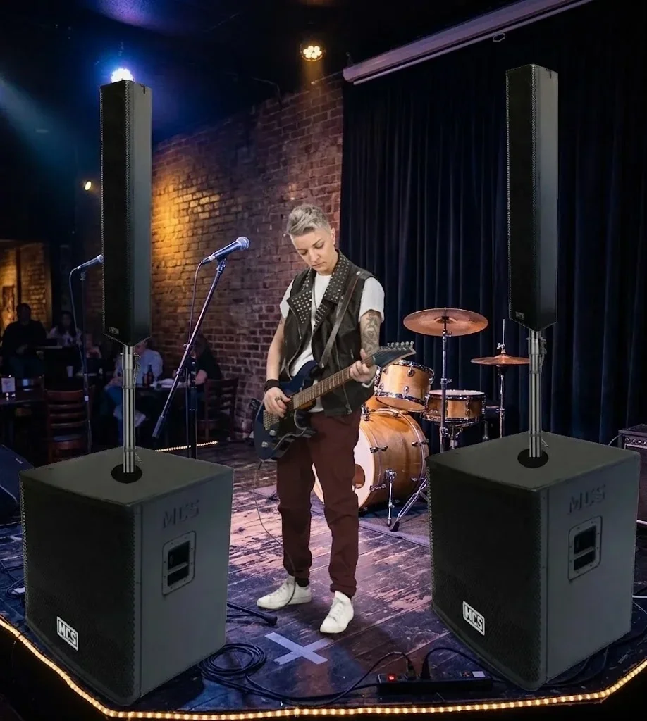 K6618 Aktif Hoparlör Sistemi 18" Sub + 6x6" (Tekli Set)