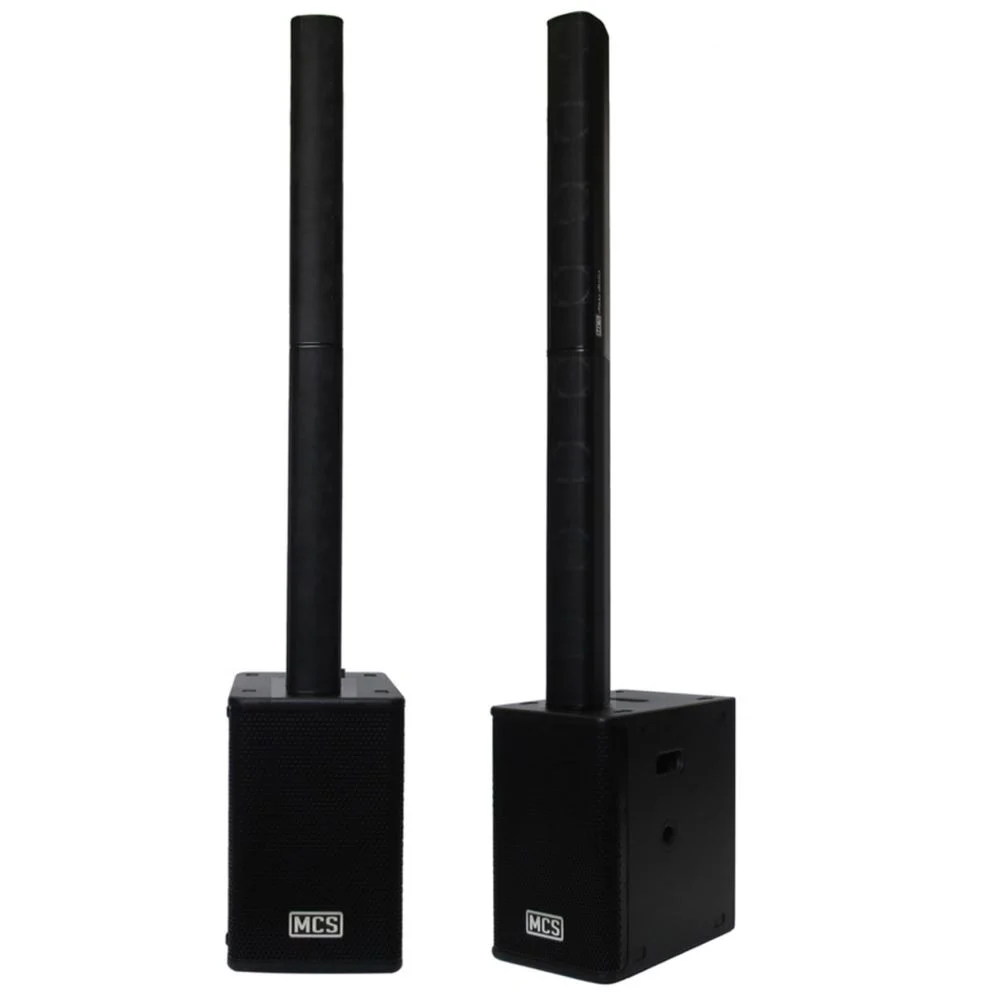 MCS ALPHA SİSTEM2 12" Aktif Bass Hoparlör 12" Bass Hoparlör 4x Sutun Hoparlör