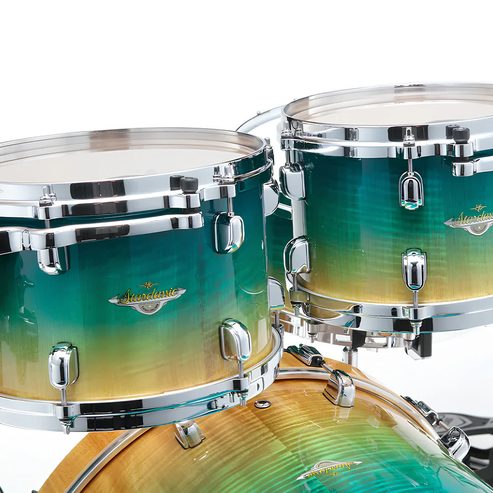 TAMA ME62TZS-VMMF Starclassic Maple Marine Shoreline Movingui Fade 6 Parça (22B/10T/12T/14F/16F/14S) Akustik Davul Seti