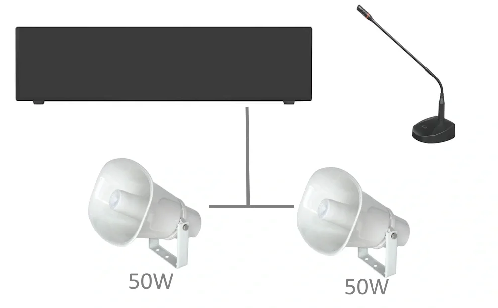 METEOR TS-100 Anons Amfisi 100W 4-ohm 4 Kanal
