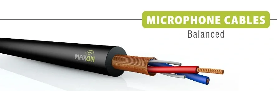 Maxon MxA22 SUMMIT Balanslı Mikrofon Kablosu 2x0,22 mm. (metre)