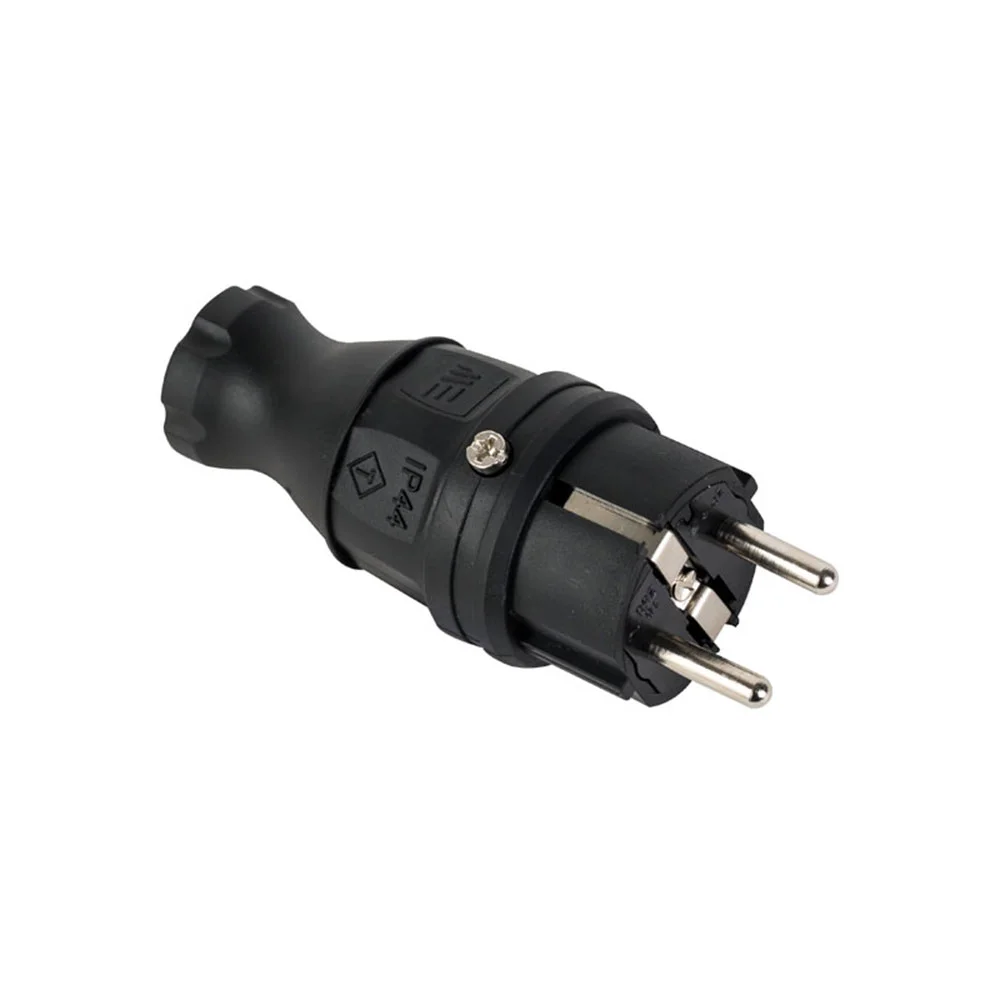 Metesan 404001 Düz Kauçuk Fiş Erkek | 16A | IP44