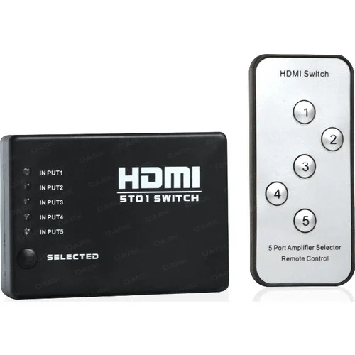 Metex 5IN1OUT 5 Giriş 1 Çıkış HDMI Seçici