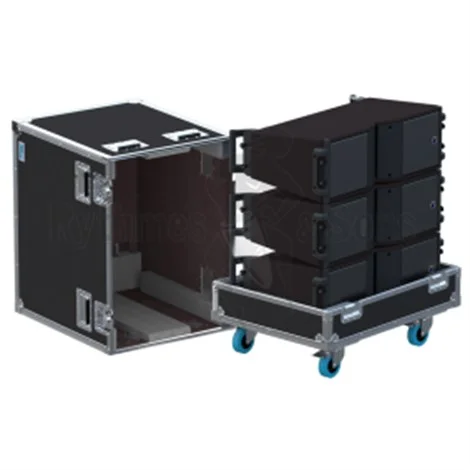 Metex MHC-056 HardCase L Acoustic Kara Line Array Hoparlör İçin 3 Lü Tekerlekli