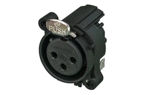 Neutrik NC3FAAH2 3 Pole Female Xlr Receptacle - Horizontal Pcb Montaj