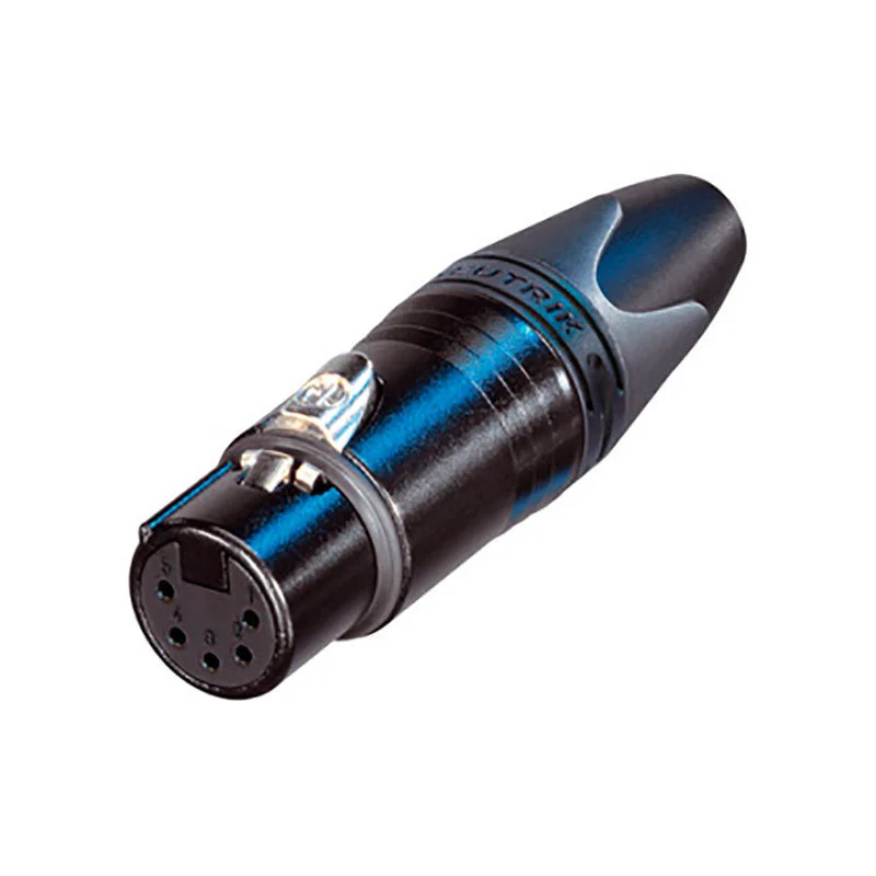 Neutrik NC5FXX-B 5 Pin dişi XLR Konnektör Siyah