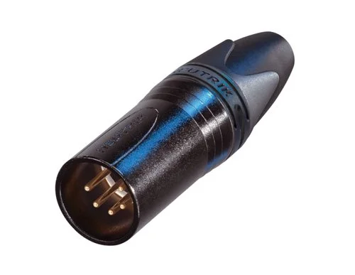 Neutrik NC5MXX-B 5 pin Erkek XLR Konnektör Siyah