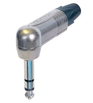 Neutrik NP3RX stereo 6.3 mm. 1/4 Pipo Açılı Civi Jack