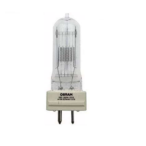 OSRAM 64788 Halojen Ampul 2000/230V GY16 Soket, CP/72, FTM