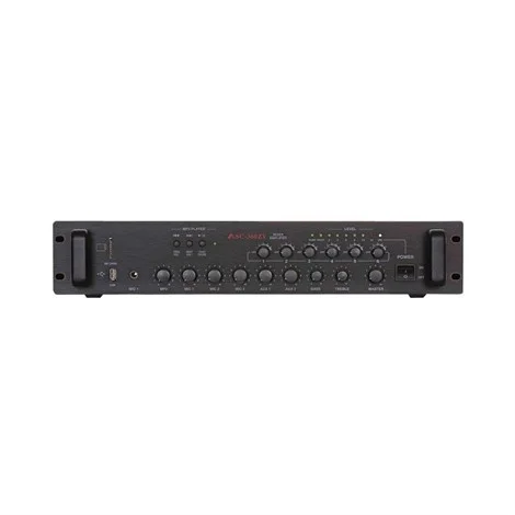 Omcron ASC 360ZV 360W/100V 6-Zon Mikser Amfi, USB/SD/Bluetooth, EMC 24V AC/DC