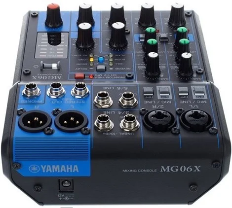 Yamaha MG06X 6 İnput Mixer, Spx Efekt, +48V