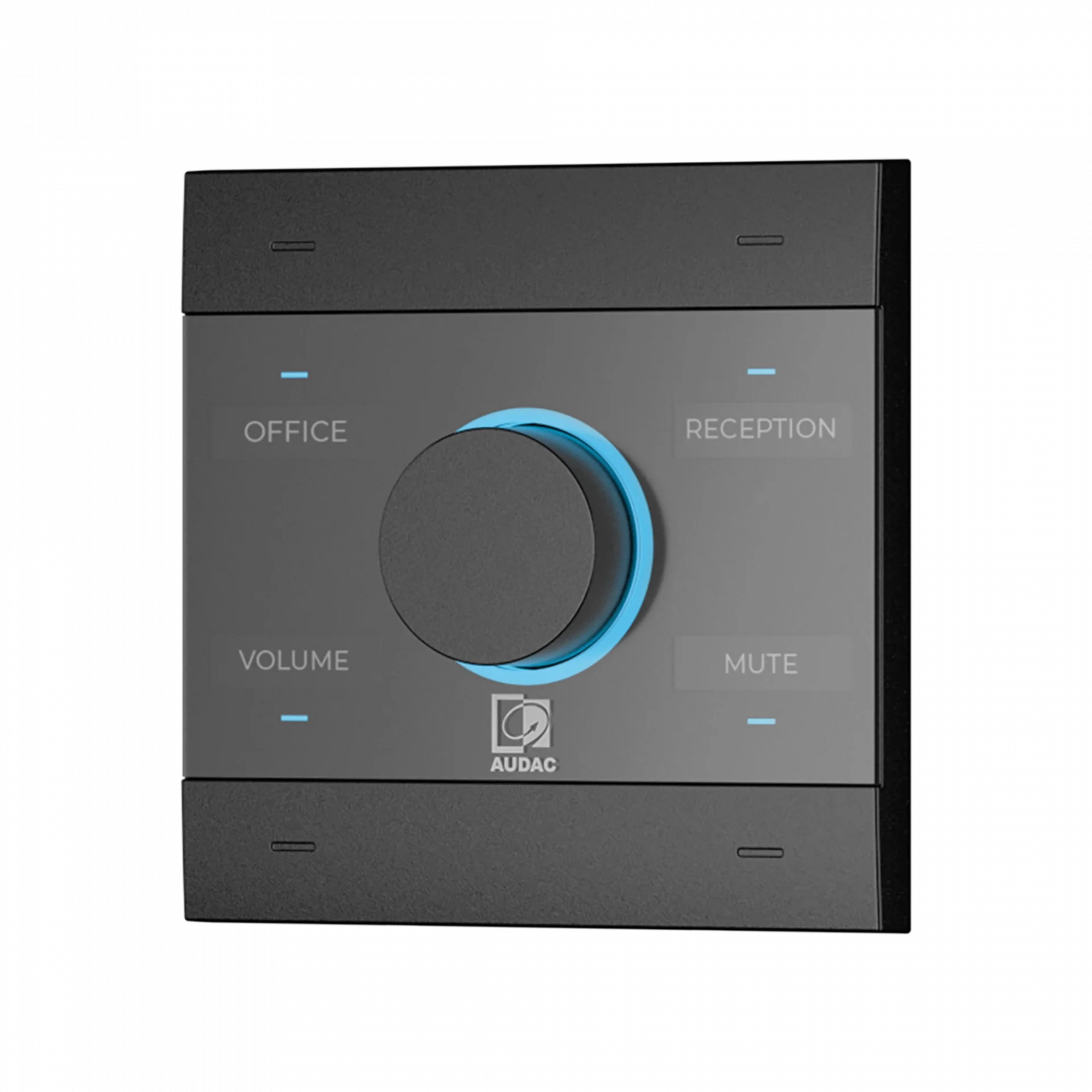 Audac NCP105/B Universal network/PoE Duvar Kontrol Paneli (black)
