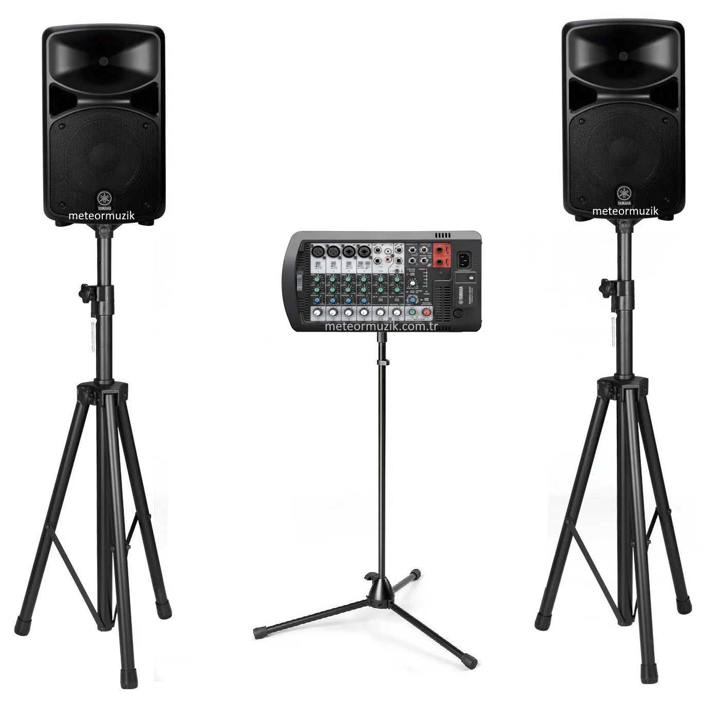 Yamaha STAGEPAS 400BT Compact Ses Sistemi, 2 Ad 8" Hoparlör ve Mixer