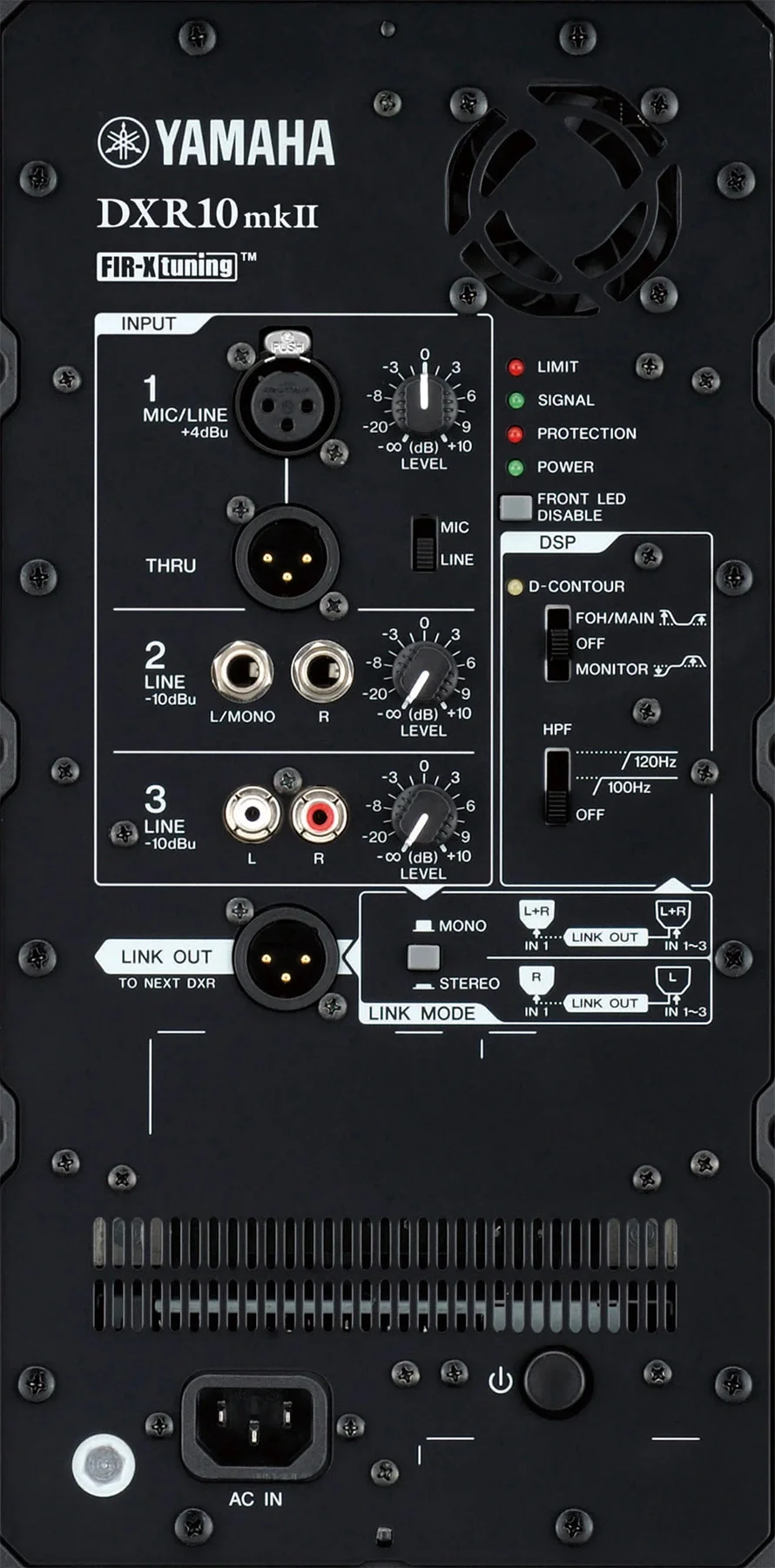 Yamaha DXR10 MKII 10" 1100W Aktif Hoparlör 132-dB