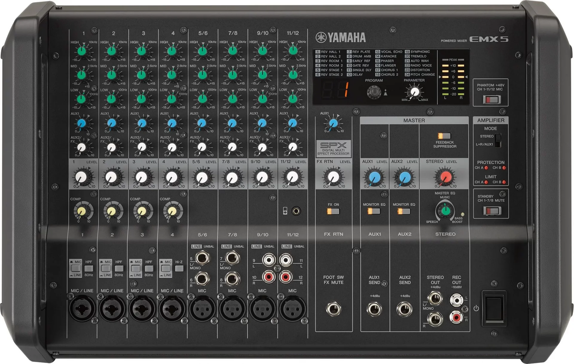 Yamaha EMX5 2x630W 12 Input Küp Powermixer