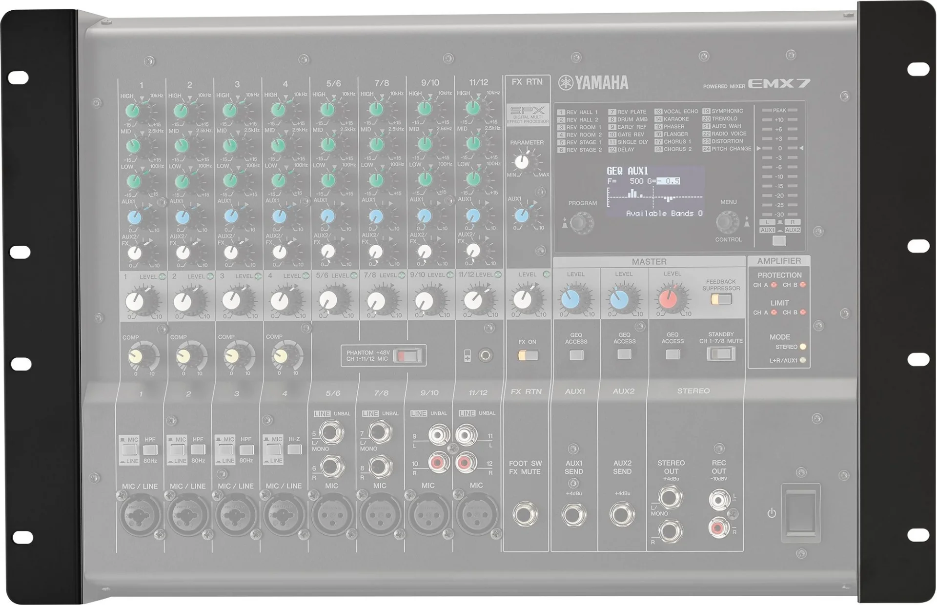 Yamaha EMX7 2x710W 12 Input Küp Powermixer