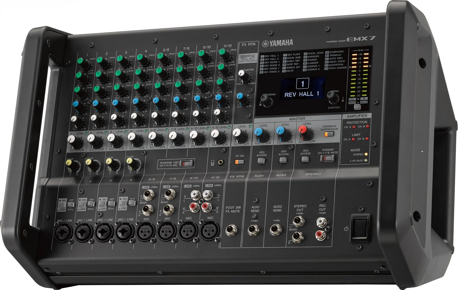 Yamaha EMX7 2x710W 12 Input Küp Powermixer