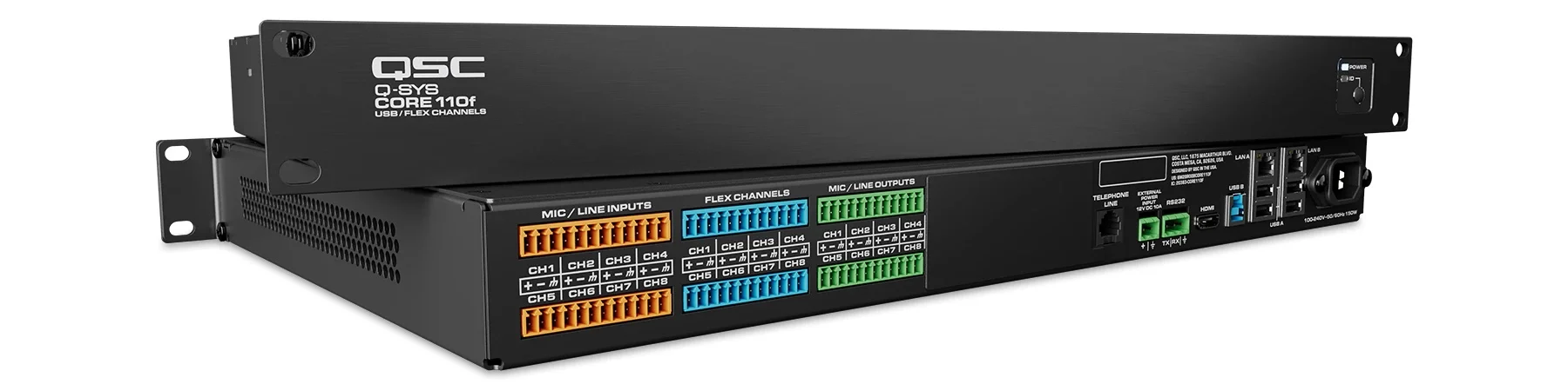 QSC CORE 110F Unified Series Core with 24 local I/O kanals