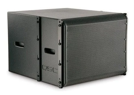 QSC WL118-sw-BK Install 18" Line Array Subwoofer, 135 Db 1700W Prg, 3400W Peak