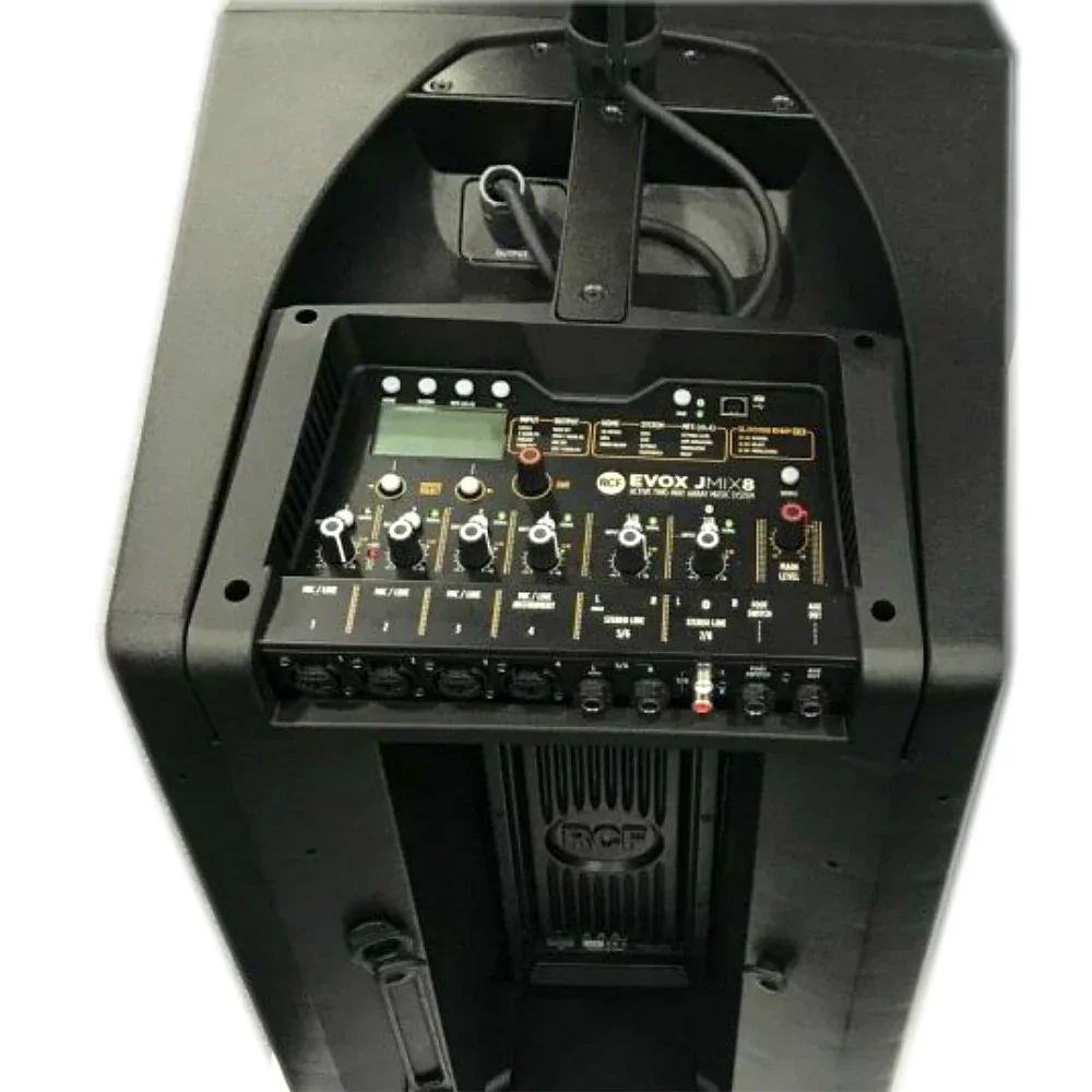 RCF EVOX JMIX8 12" SUB + 8x2 Vertical Array with mixer, APP, 128-dB