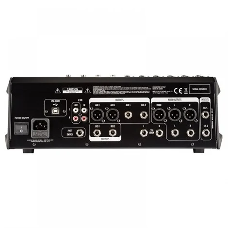 RCF E12 6 MİC+ 3 ST Giriş, 4 Aux,32 Bit DSP