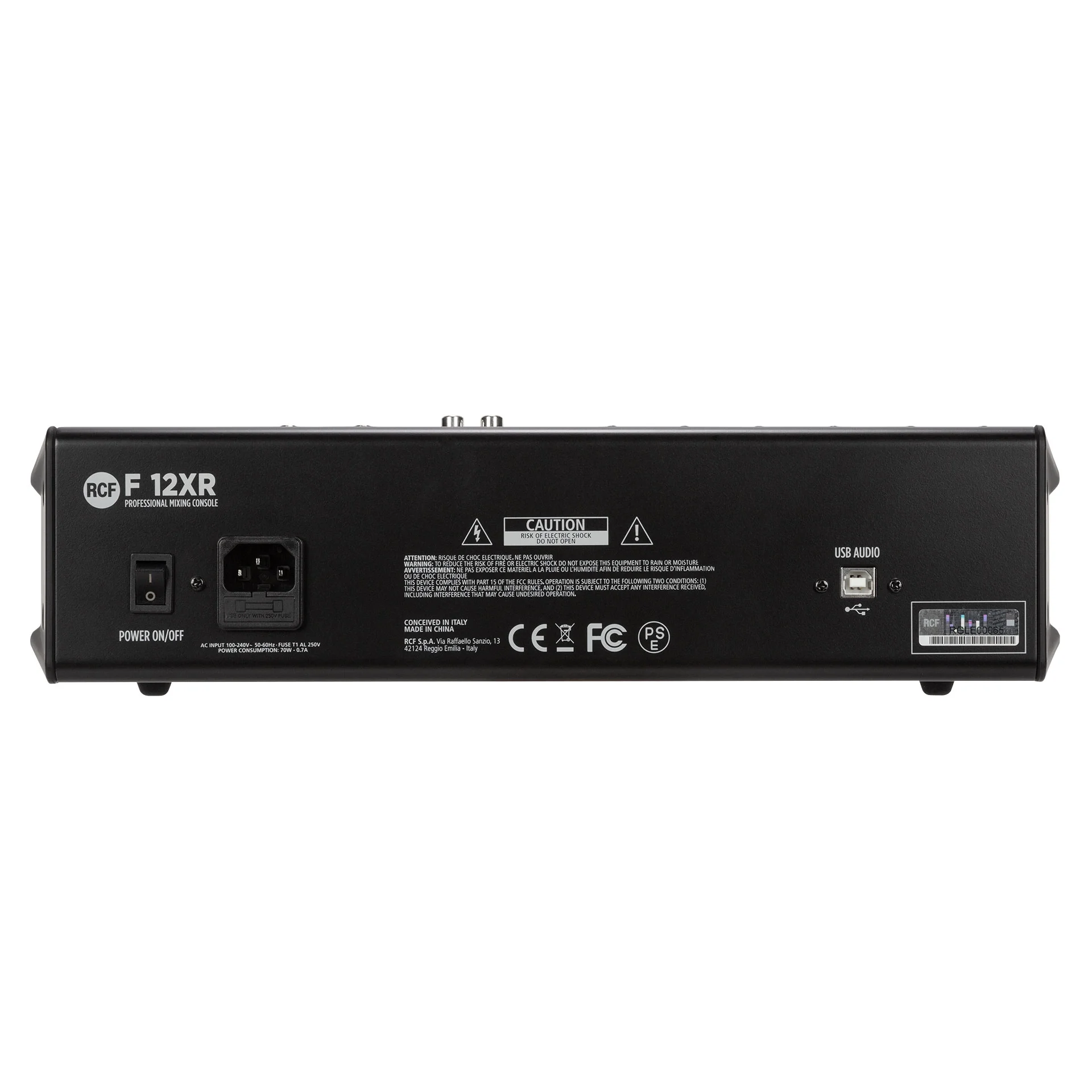 RCF F 12XR 12 Kanal Ses Mikseri 6 Mikrofon 4 Stereo Kanal